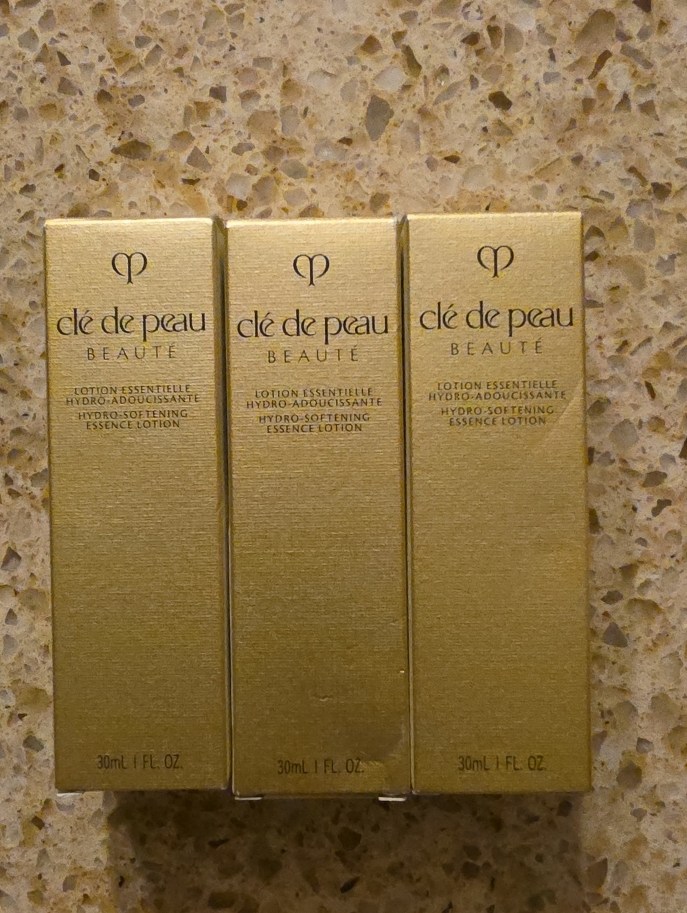 Three Hydro-Softening Essence Lotion — Gold